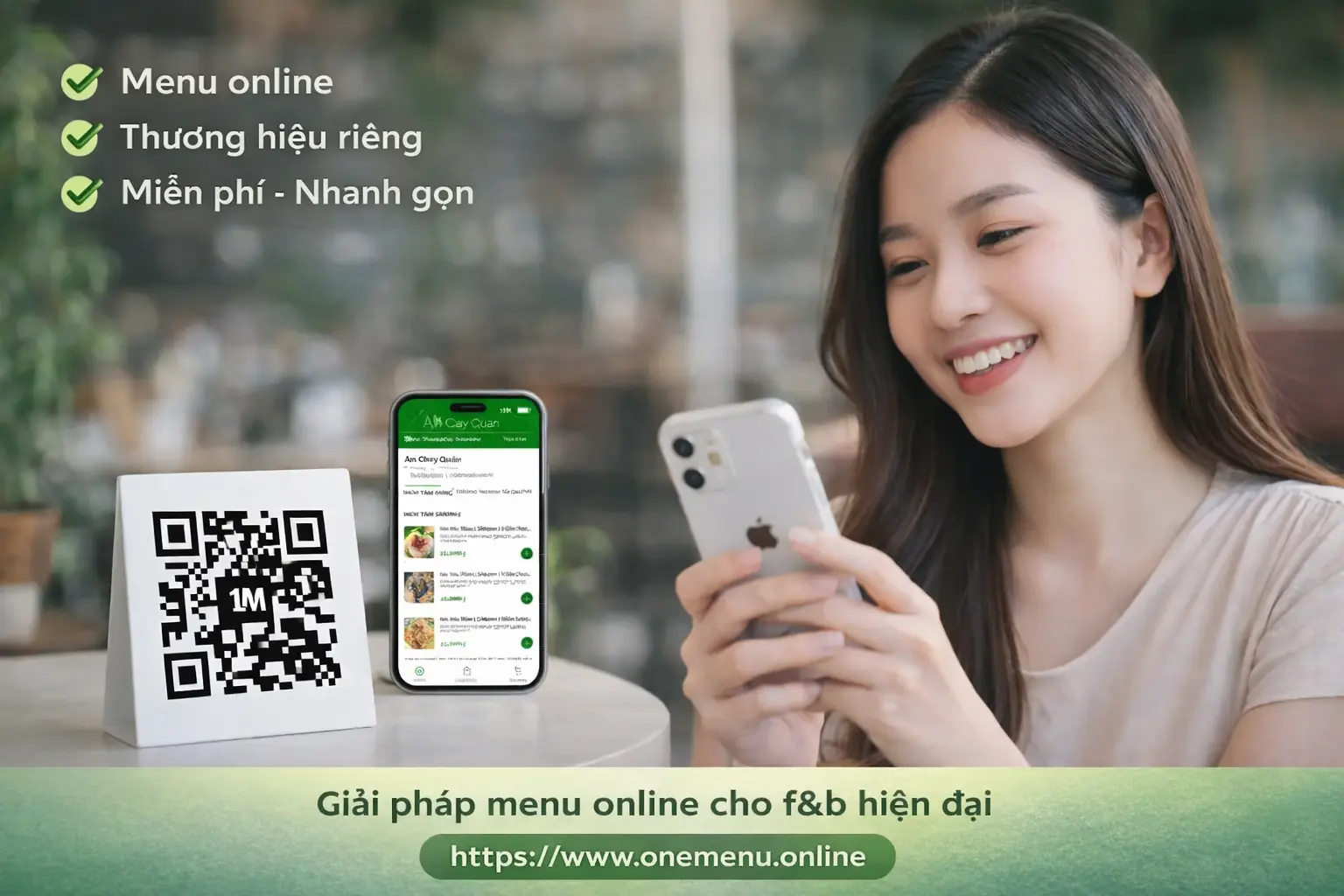 One Menu - Tạo Menu Online & Menu QR Code Miễn Phí